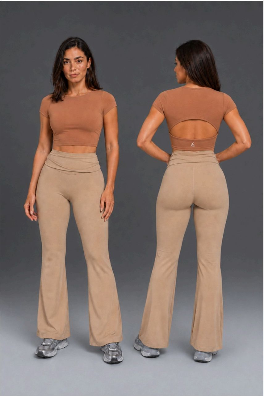 Duna Openback Set in Caramel Latte