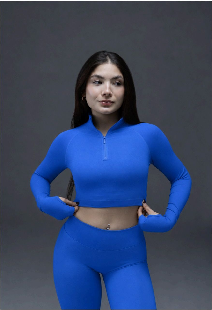 Move Cropped Jacket in Magic Blue