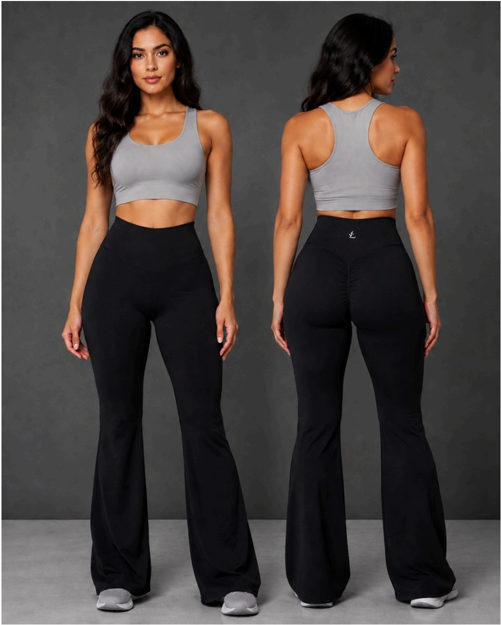 Onda Flare Leggings in Obsidian