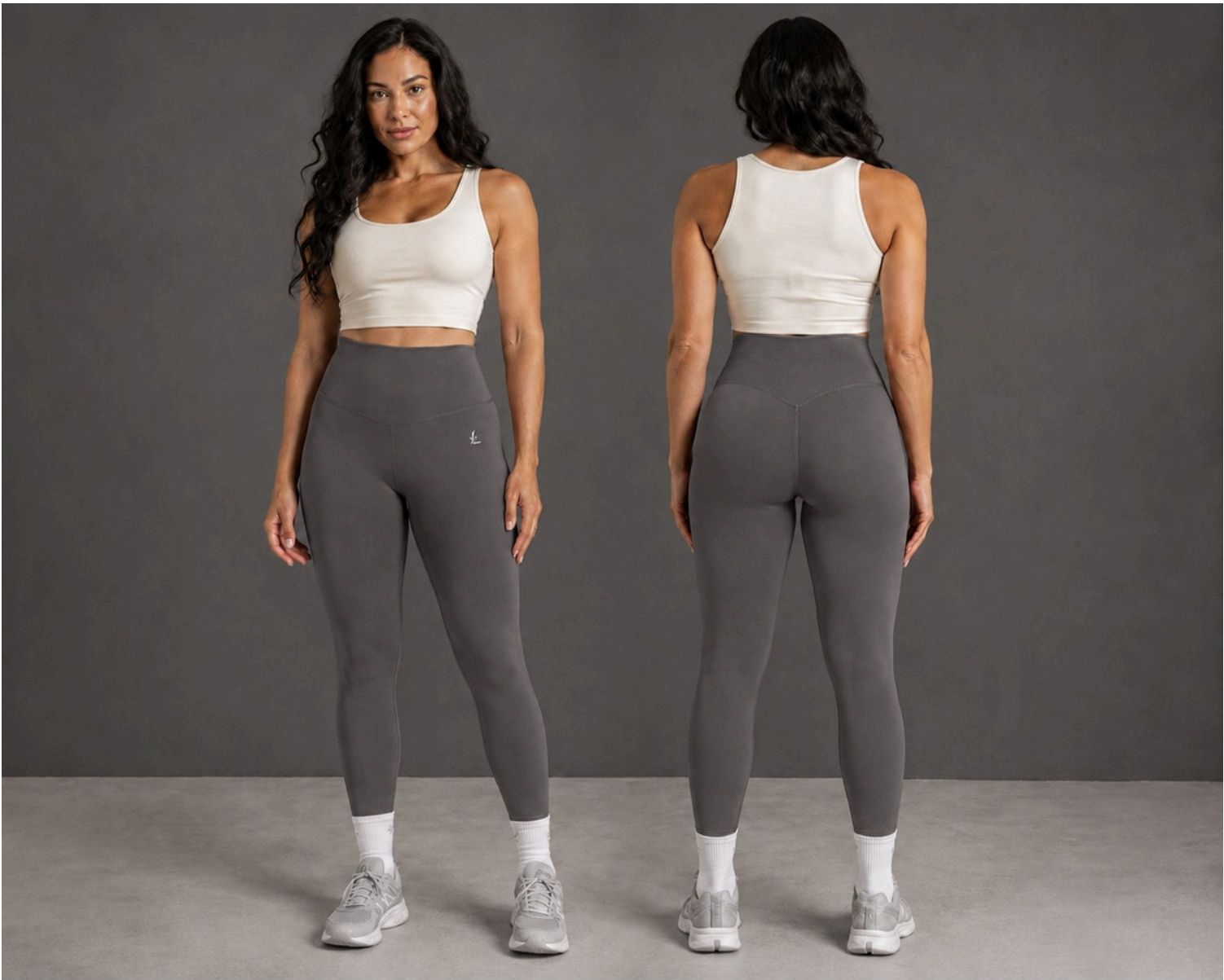 Onda Skinny Leggings in Dark Gray
